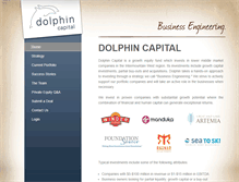 Tablet Screenshot of dolphincapitalgroup.com